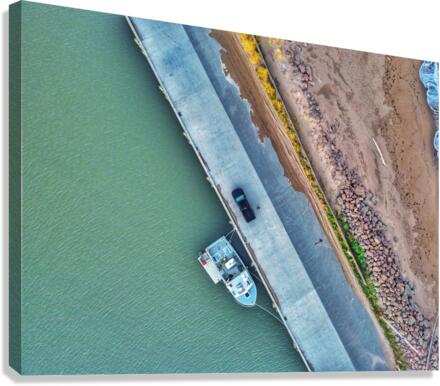 Fishing Wharf Canvas Print