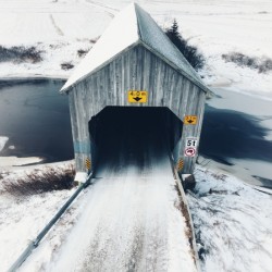 Snowy Covered Bridge