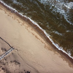 Beach from above