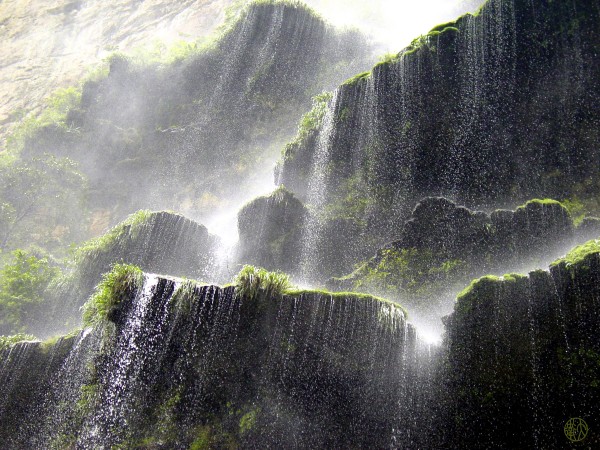 229    Cliffside Spring Waterfall Print
