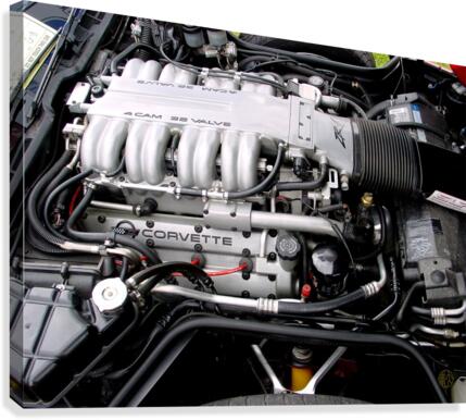 110    Corvette Engine Canvas Print