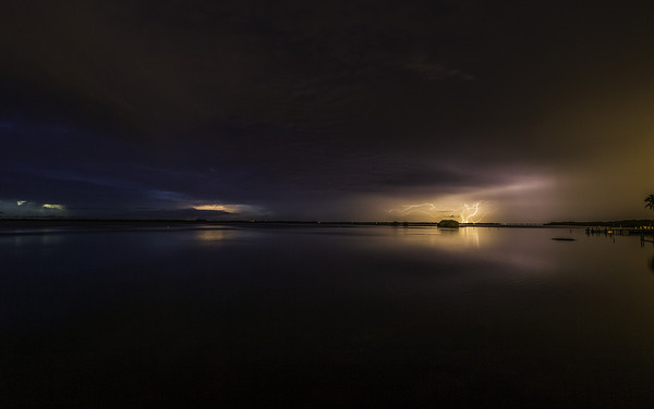 A shock in the dark Print