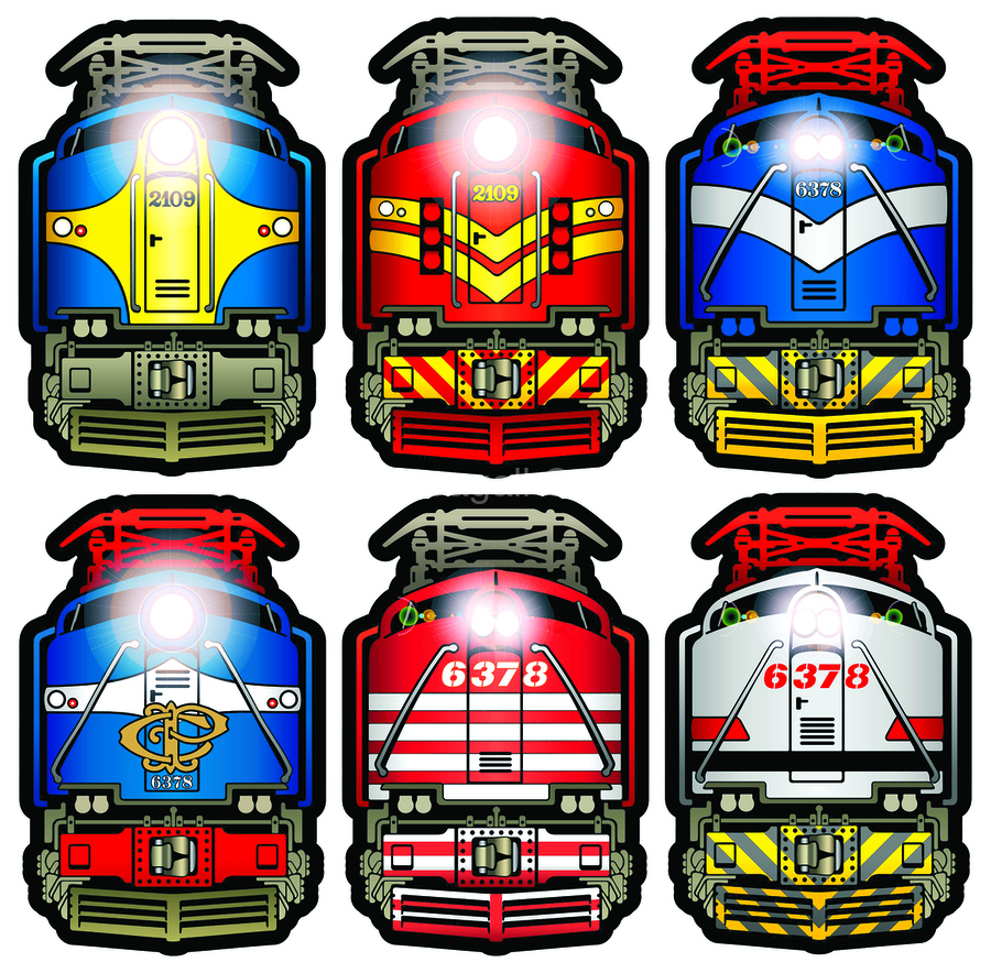 2C-C2 LOCOMOTIVES by Steagall Conde Wall Art