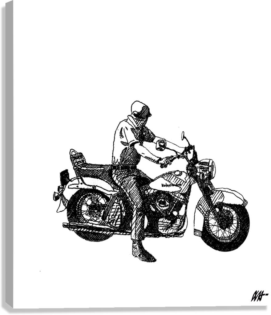 Harley Davidson Canvas Print