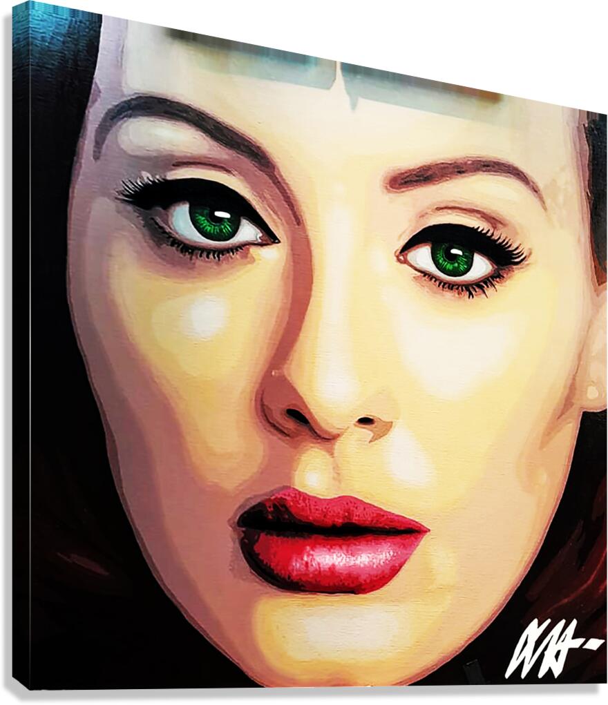 ADELE BLUE Canvas Print