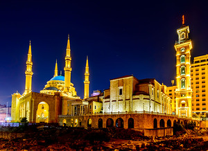 Mosque and Church - Beirut Lebanon