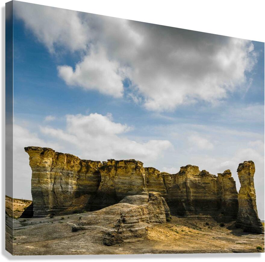 Monument Rock - Kansas Canvas Print