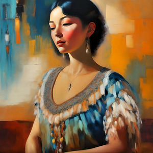 Abstract Lady Picture171