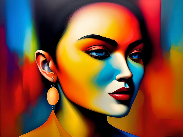 Abstract Lady Picture1091 Print