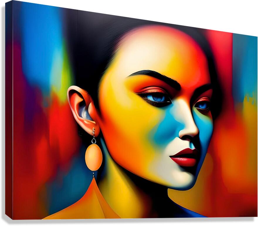 Abstract Lady Picture1091 Canvas Print