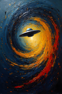 Cosmic Swirl: The Arrival of the Unknown