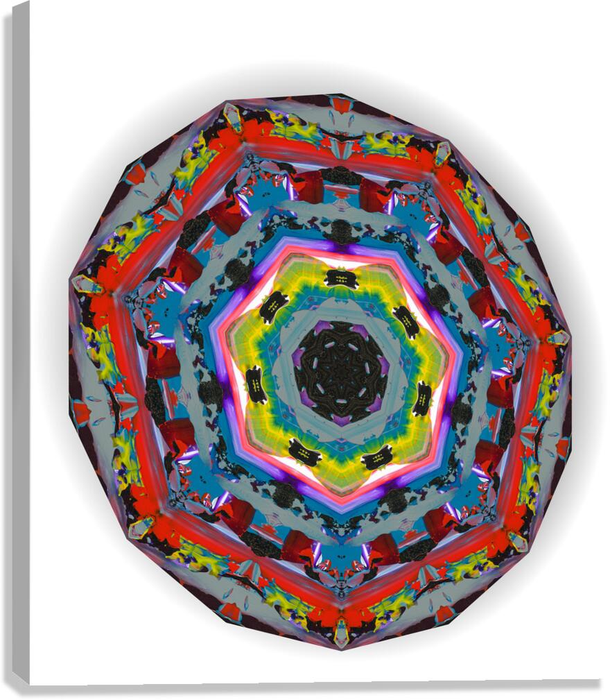 Kaleido9 Canvas Print