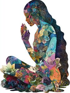 Botanical - Namaste by SykArt Designs