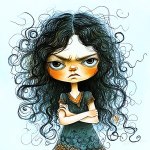Attitude Status - Perturbed Girl