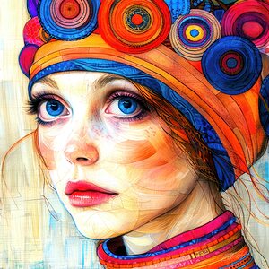 Belle Fille - Colorful Girl