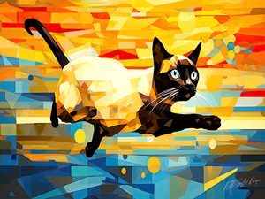 Cat Jumping High