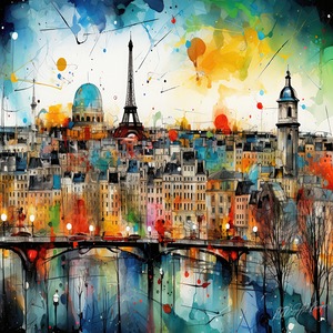 Cityscape Of Paris