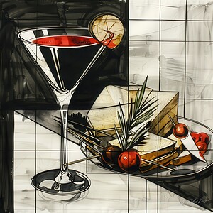 Cocktails Popular - Martini Vibrante