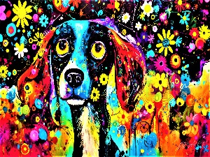 Dogs And Daisies 