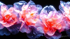 Ethereal Flowers - Water Droplet Flowers