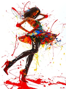 Fashion Model On Runway