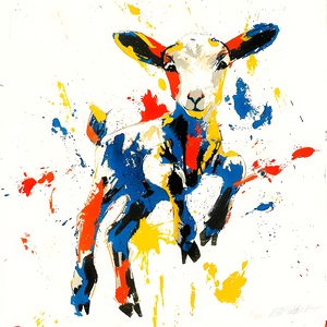 Kid Goat - Baby Goat Plays