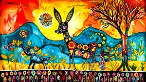 Outback Animals 2 - Motif Batik Deer