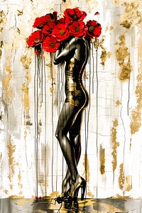 Posing With Flowers 2