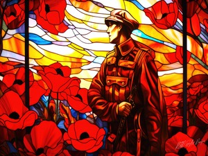 Soldier Reminiscing