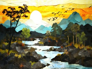 Sunset Stream