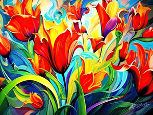 Tulip Abstract