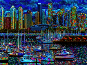 Vancouver Skyline Dusk