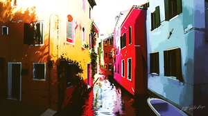 Venice Canals - Waterway View