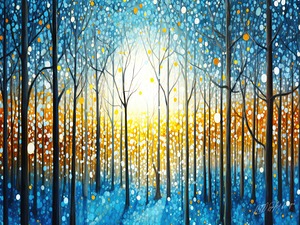 Winter Blue Moon