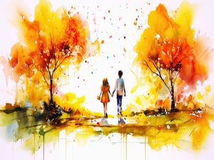 Young Love Autumn