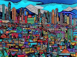 Mountains And The City Vancouver