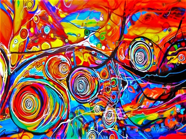 Abstract Line Art Print