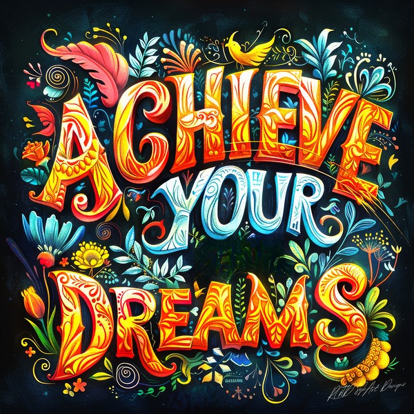 Achieve Your Dreams 4 Print