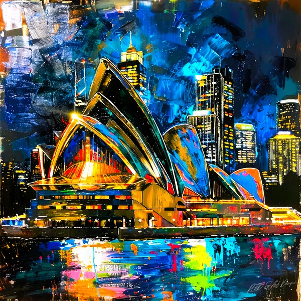 Cityscape Australia - Sydney Opera House Print