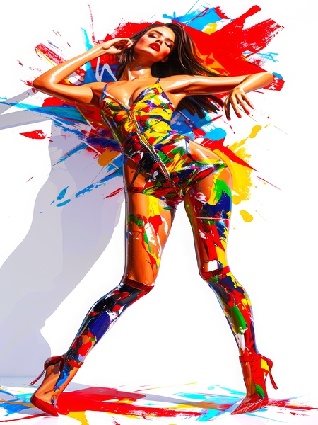 Fashion Model Example by SykArt Designs