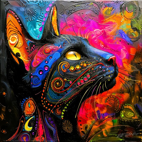 Kitty Powers - Cat Noir Print