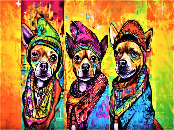 Mexican Chihuahuas Print