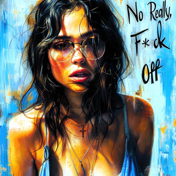 No Really - Serious Stare by SykArt Designs