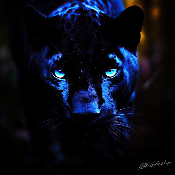 Panther Blue Print