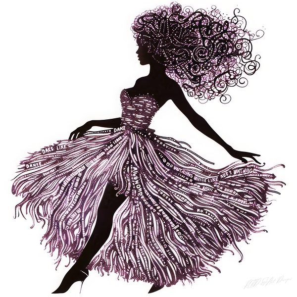Purple Strut Print