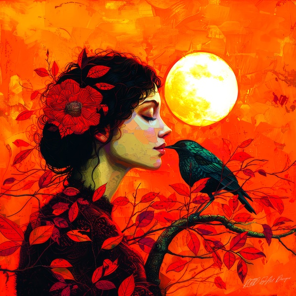 Sunset Companion  Print