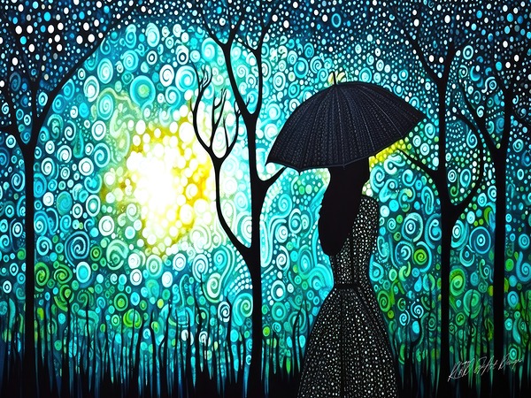 Walking In The Air  Print