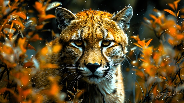 Wild Cat Jungle Print