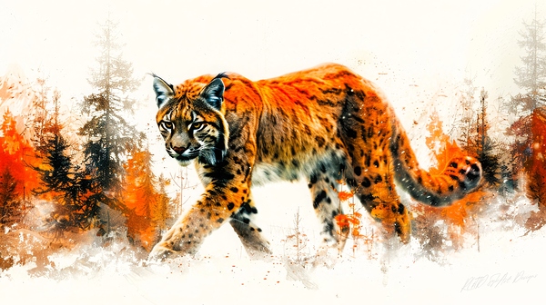 Wild Cat Print