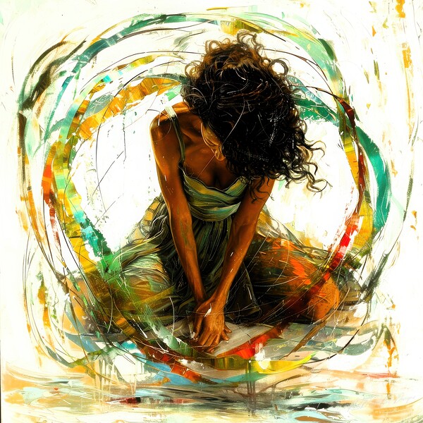 Wrapped In Surrender - Swirl by SykArt Designs